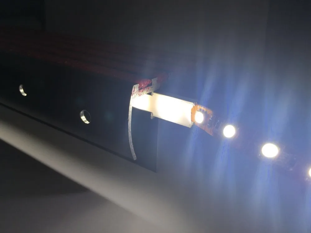 
Anti Slip Safety Stair Nosing LED with Carborundum Strips 