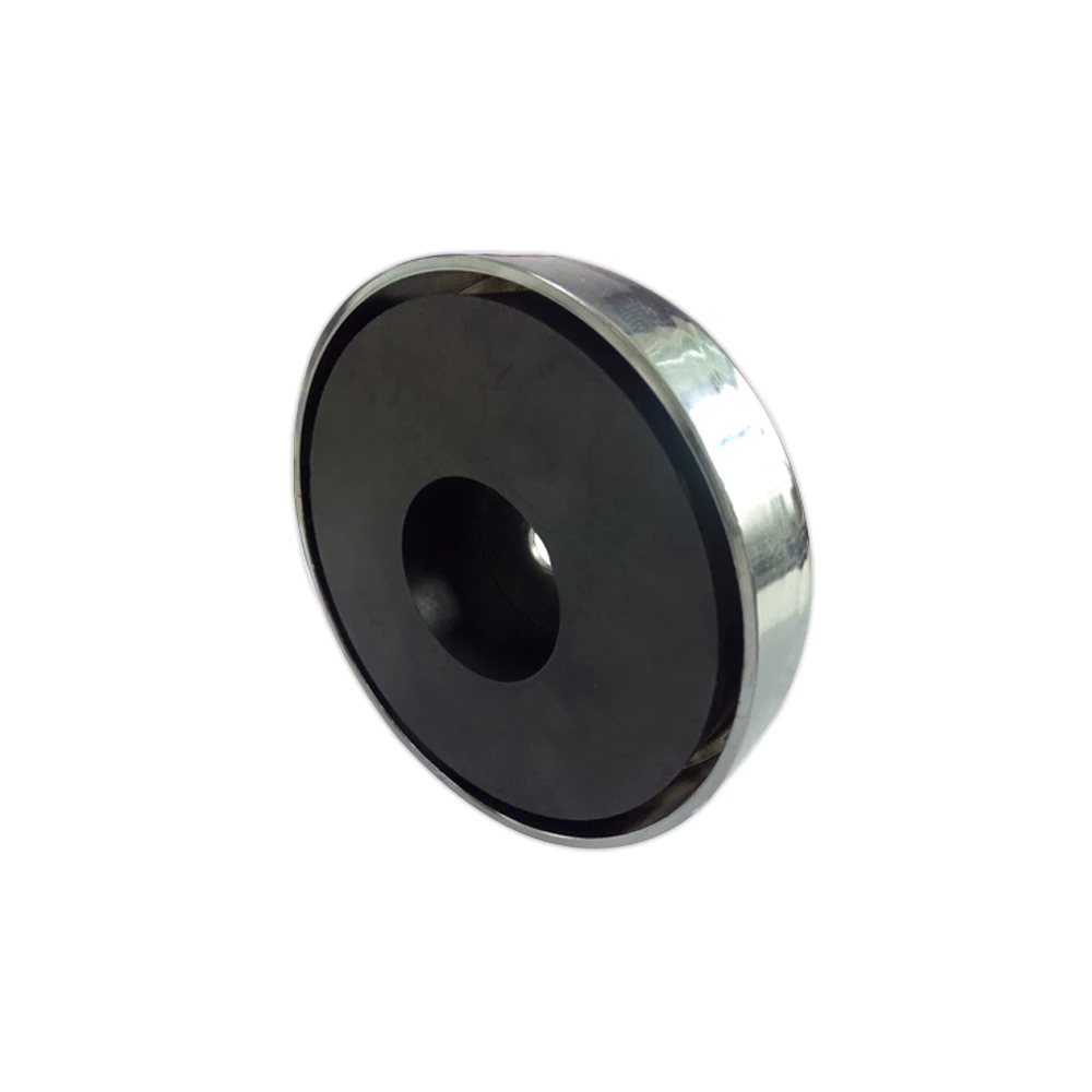 China factory made cheap botton ceramic permanent pot ferrite magnet