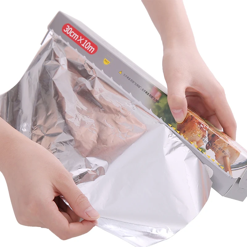 Sell food packing 8011 aluminium foil width 45cm foil kitchen roll
