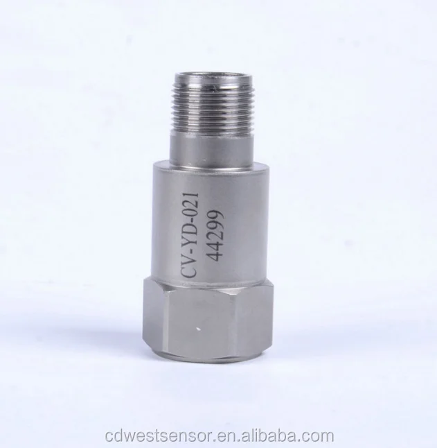 Output current sensor, piezoelectric vibration speed sensor