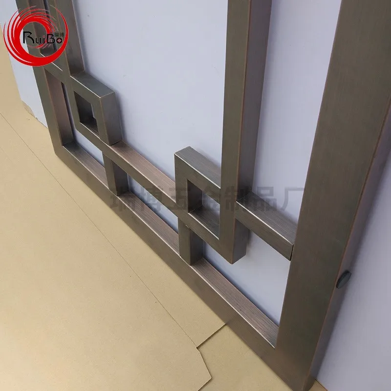 Chinese classical style aluminum metal screen panels