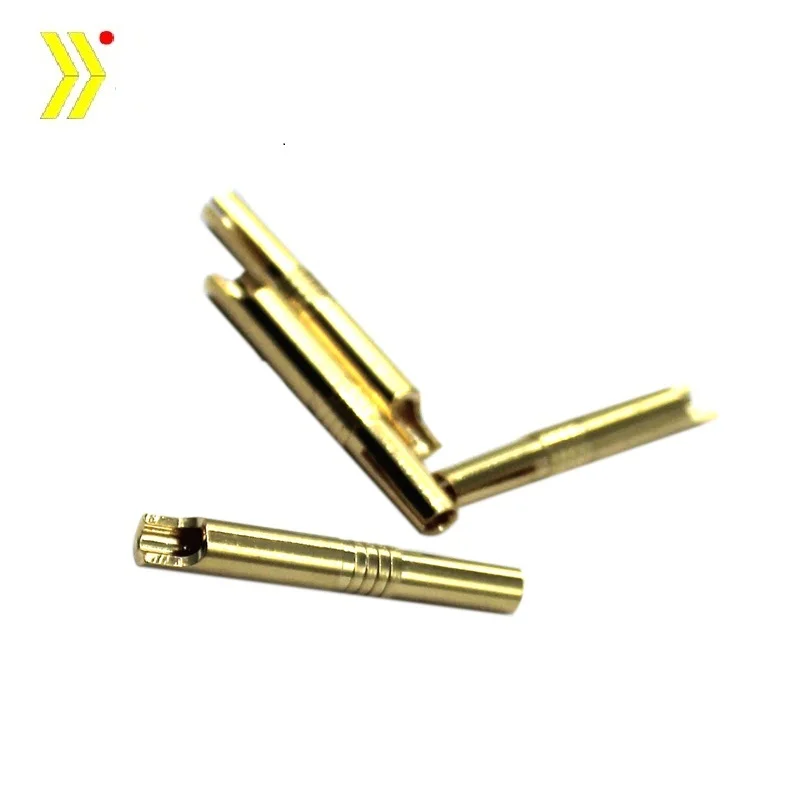 Precision micro hollow brass pin for bnc