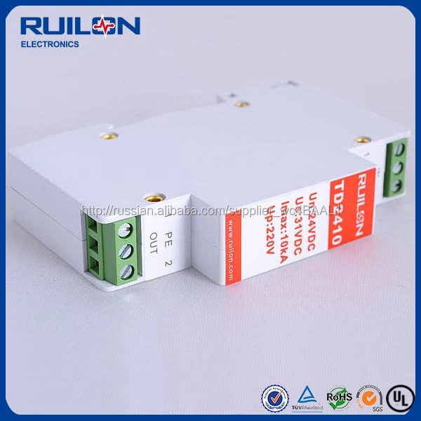 Ruilon TD4810 серии 10KA разрядник молниеотвод сетевой фильтр для питания постоянным током