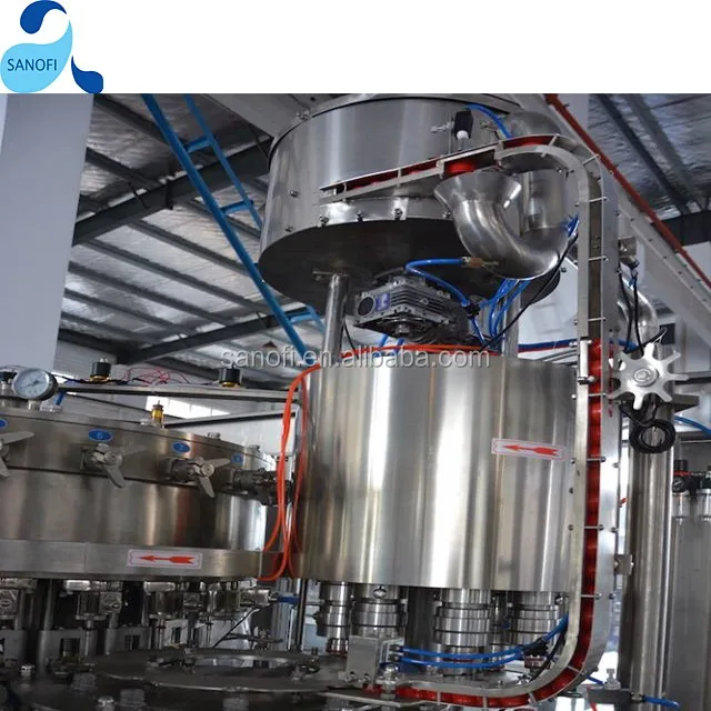 Carbonated soft drink sparking soda water beverage filling machine plant line