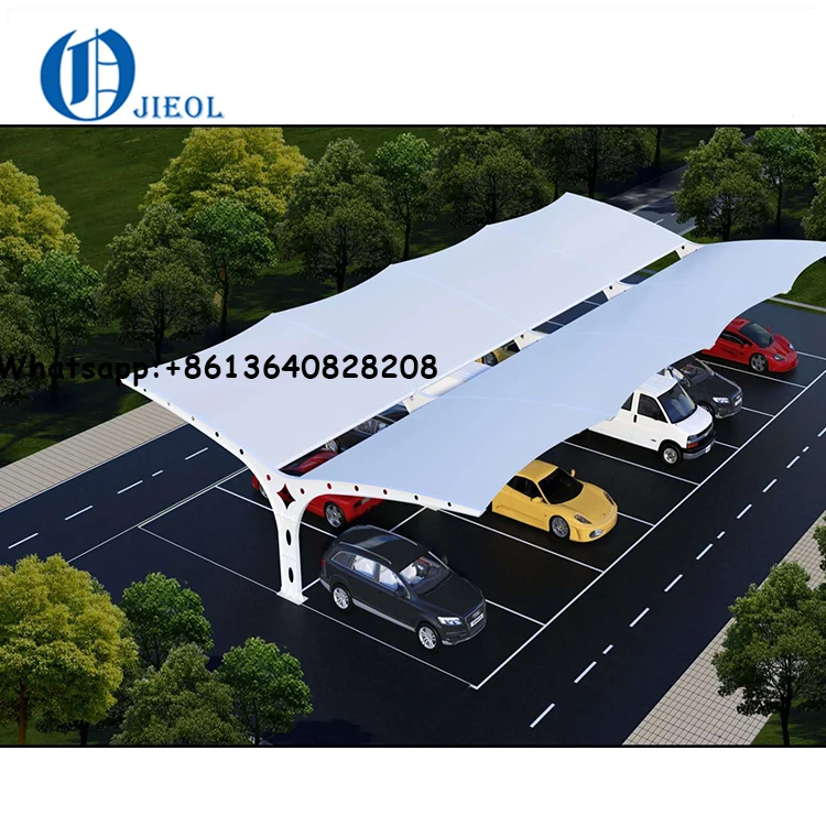 car roof shade  parking tensile membrane structure tent