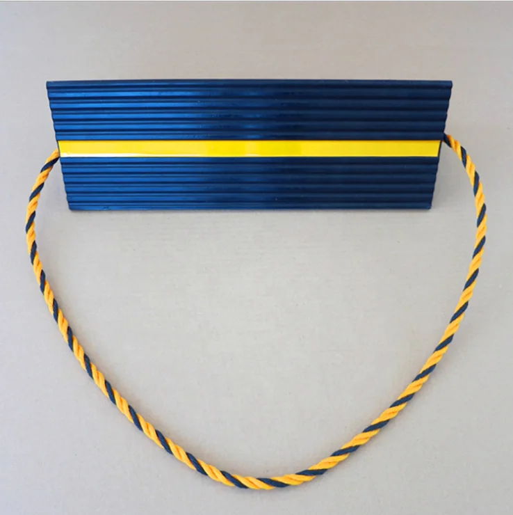 Yellow Super Large Aircraft/ Helicopter/vehicles Polyurethane Wheel Chock