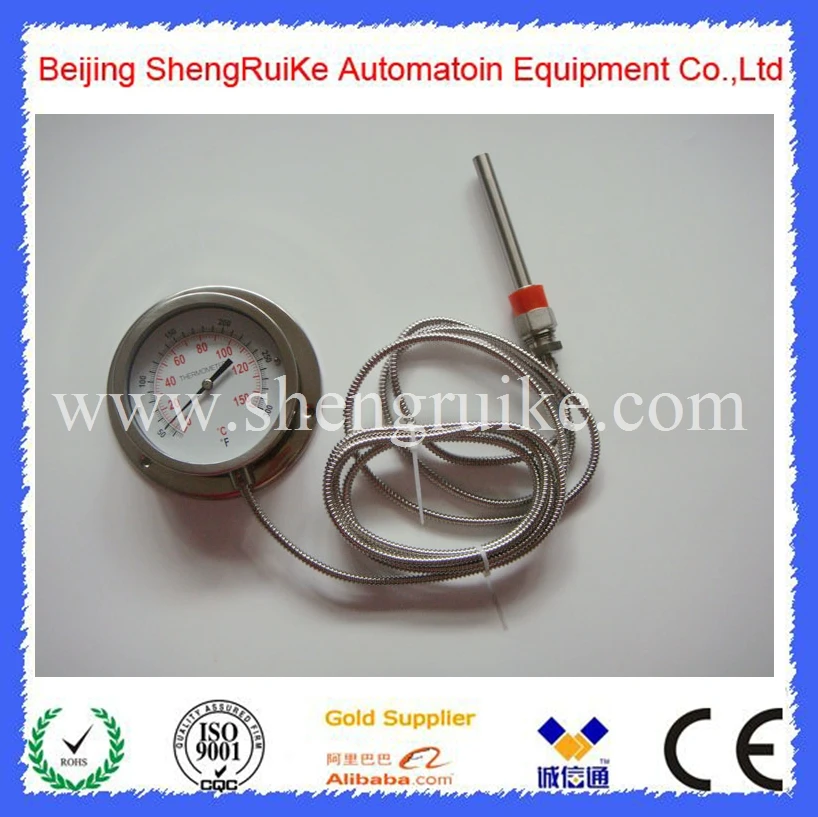 0-150C Capillary Pressure Temperature Gauge