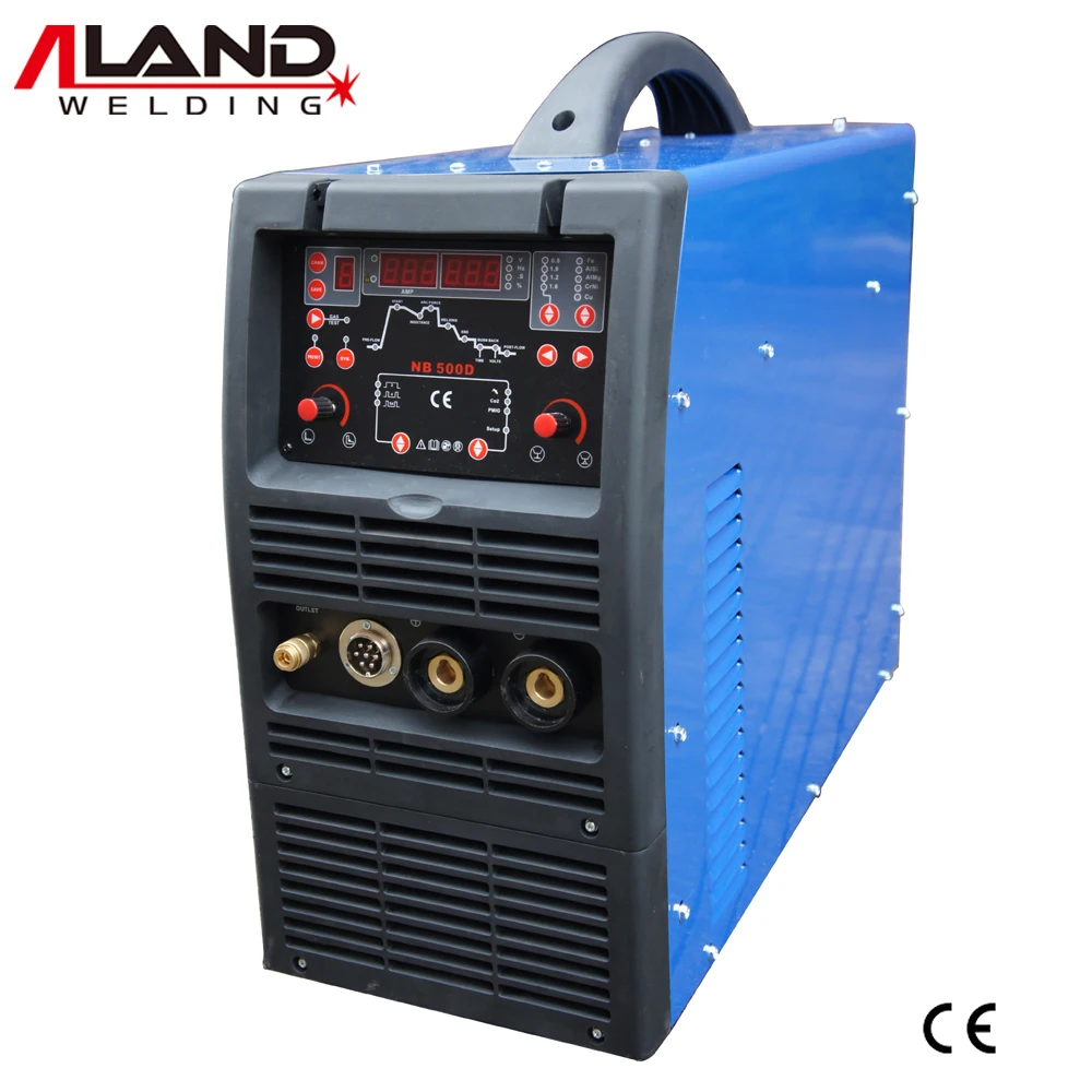 Industrial Heavy Duty Powerful NB500D 500A MIG Welders Pulse MIG Welding Machine 2T 4T Synergic MIG With 4 Rollers