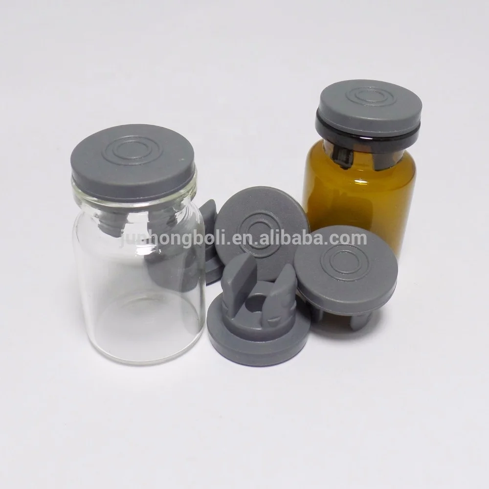 20mm grey pharmaceutical rubber stopper/syringe rubber stopper for injection vials usage