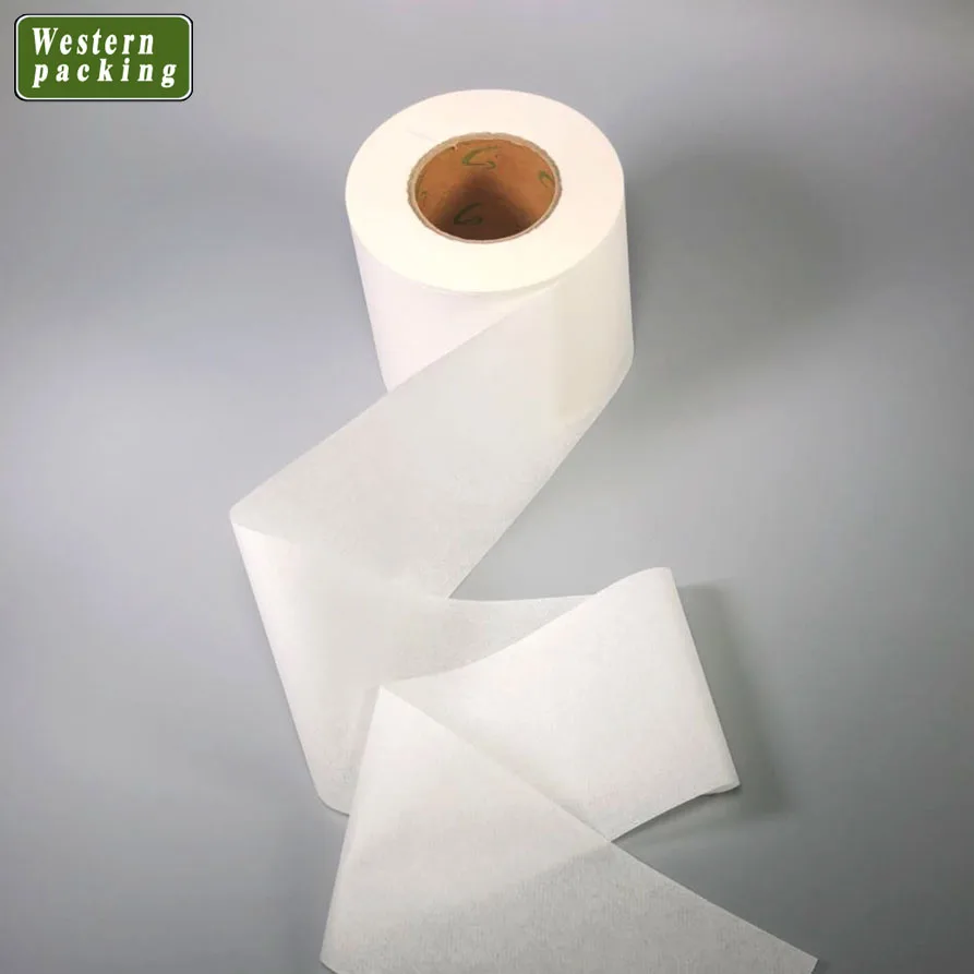 Bleached heatseal tea bag filter paper in roll