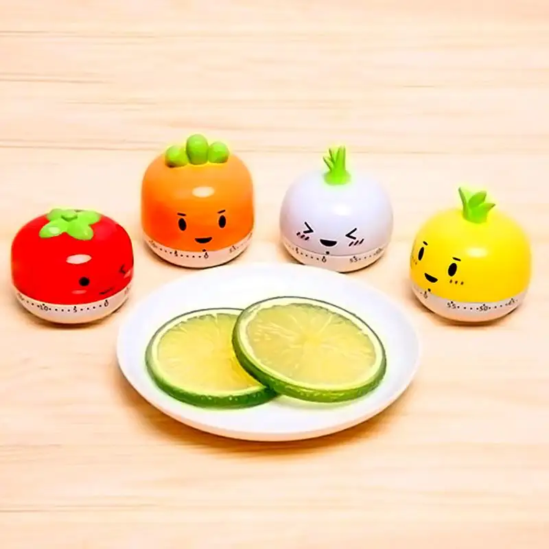 Милый таймер для кухни, 60 минут готовки, механический таймер