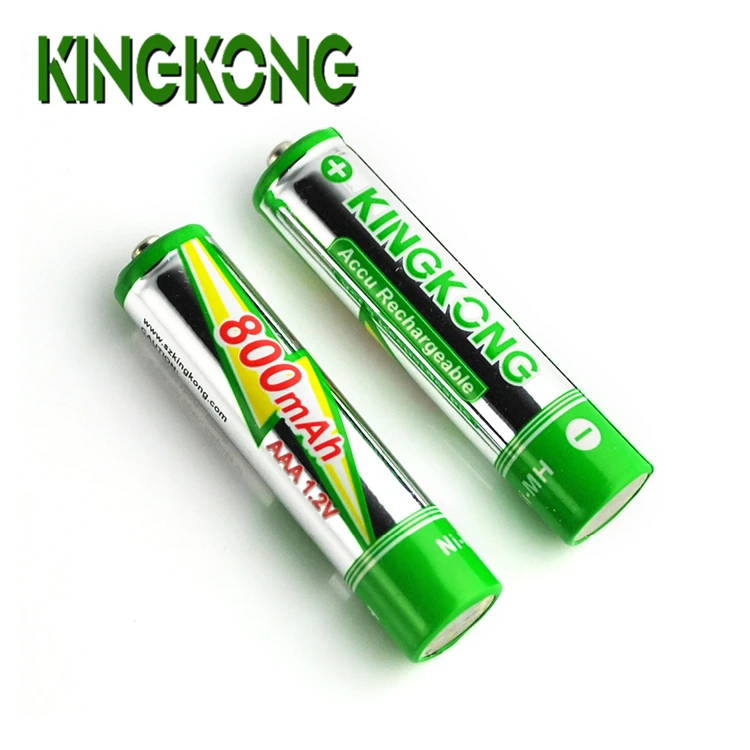 KingKong 800mah AAA size 1.2v ni-mh rechargeable battery