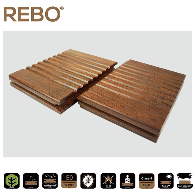 European Standard Garden Outdoor Bamboo Wood Flooring