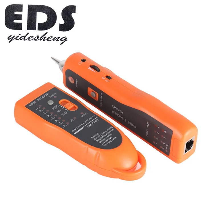 
Hot Sale RJ11 RJ45 Cat5 Cat6 Telephone Wire Tracker Tracer Toner Ethernet LAN Network Cable Tester Detector 