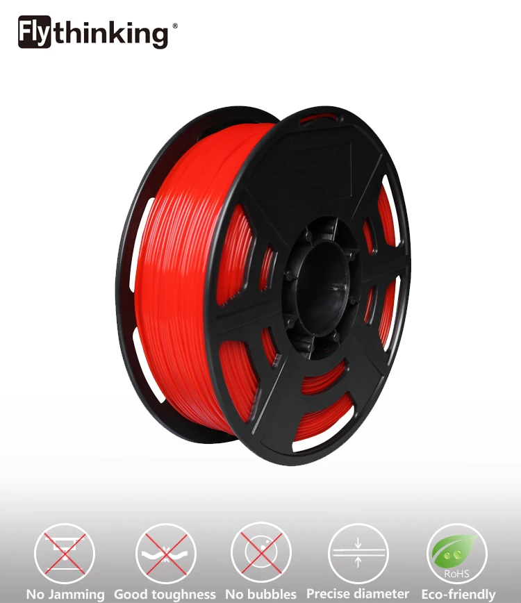 
Flythinking Best quality PLA ABS 3d printer filament 1.75mm 3mm for FDM 3d printing material 
