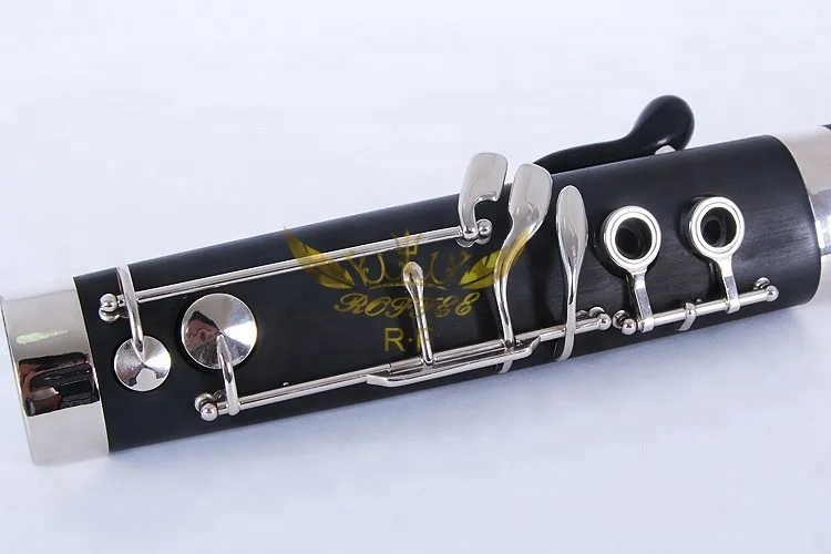 Roffee Children Nickel plated G tone ABS Ebony Powder Bassoon