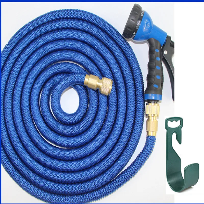 Alibaba Retail online shopping 100FT Brass Fittings Expanding Garden Water Hose with Garden Hose Nozzle Sprayer