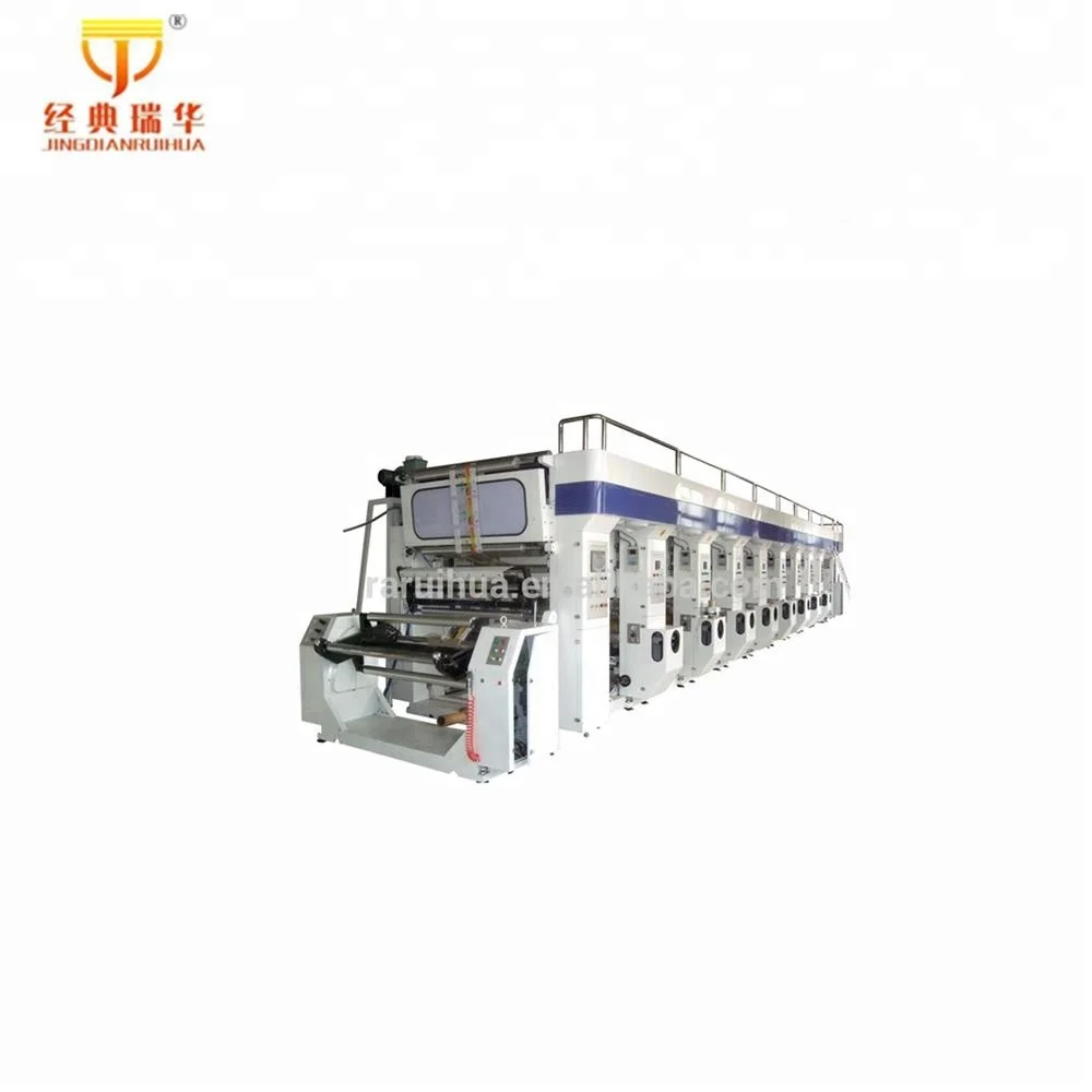 Used Gravure Printing Machine,1-6 Color Roll Plastic Gravure Printing Machine
