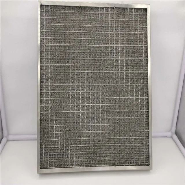 knitted wire mesh oil smoke filter for air conditioner filter mesh oil mist  kitchen grease filter