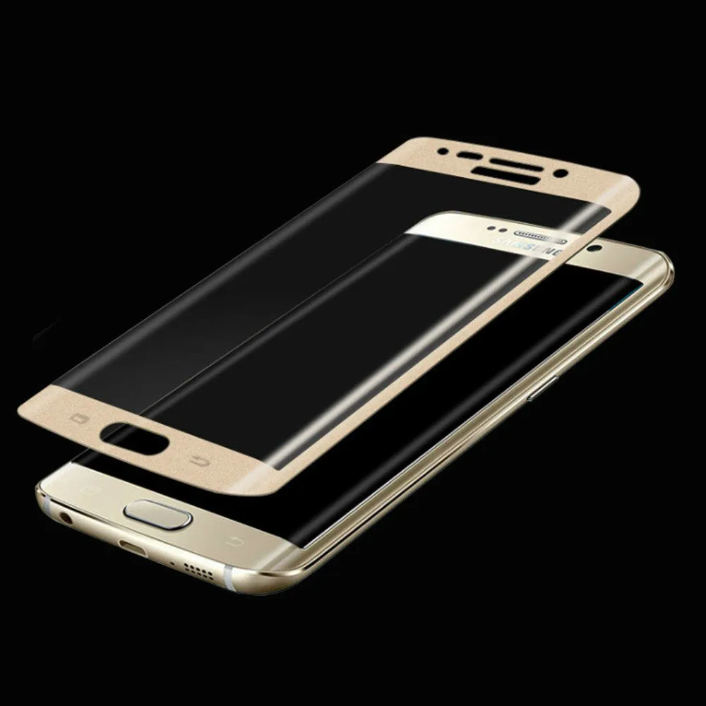 100% матч 3D изогнутый полное покрытие из закаленного стекла протектор экрана пленка для S6 края