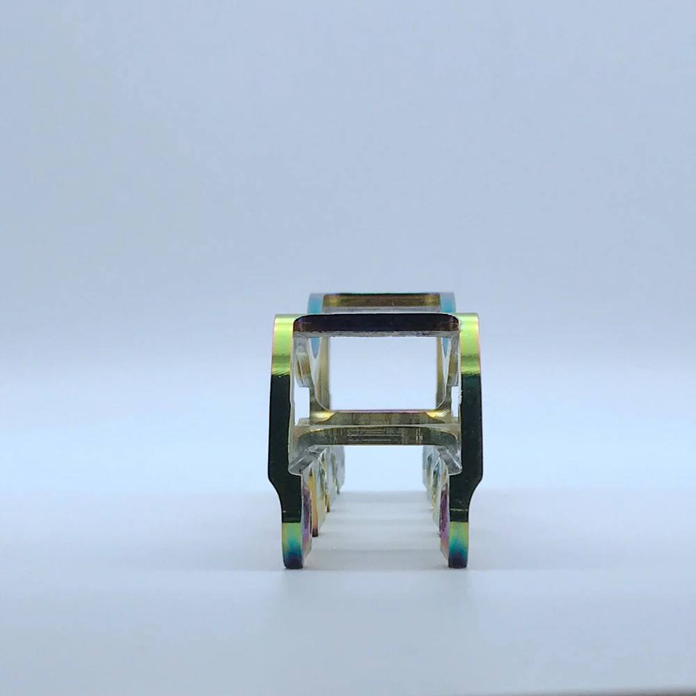New Colorful Electroplating Aluminum Alloy Speed Inline Skate Frame Roller Blade Skate Shoe Holder Chassis