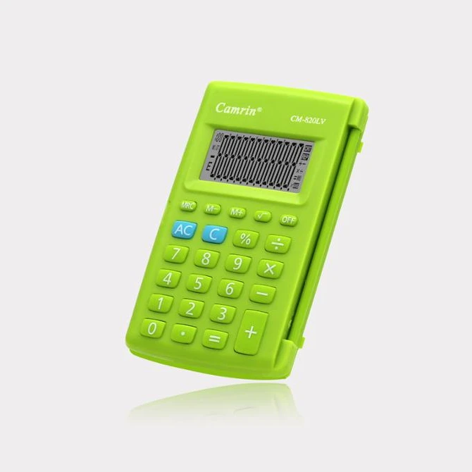 Wholesale Promotion Price Electrical Colourful Small Calculator with Plastic Cover