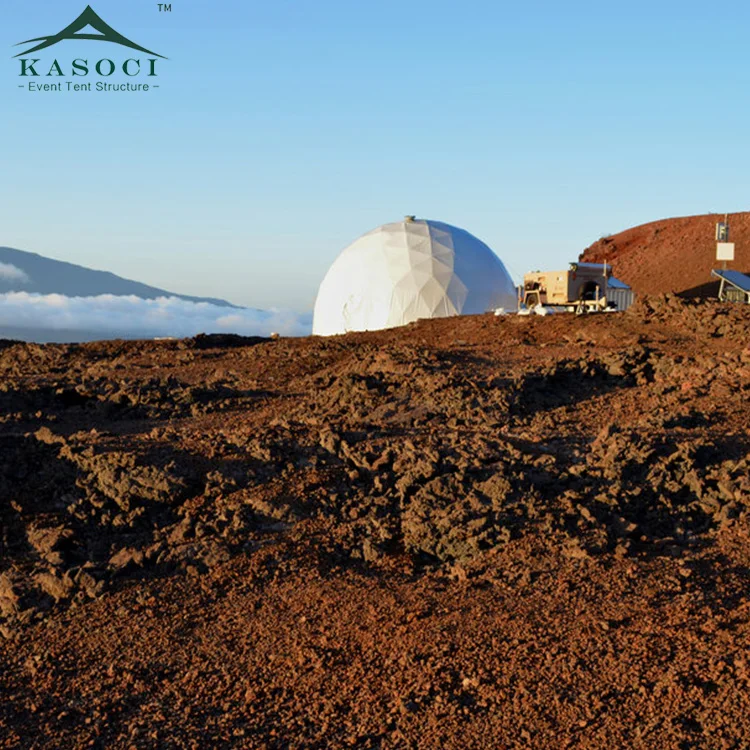 Steel tubes round tent house, soccer dome for sale, 25m dome tent for beach outdoor camping