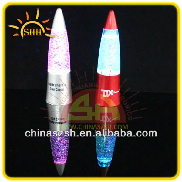 2015 hot selling rocket shaped small led lamp for promotion, home&garden decoration led rocket lamp wholesale