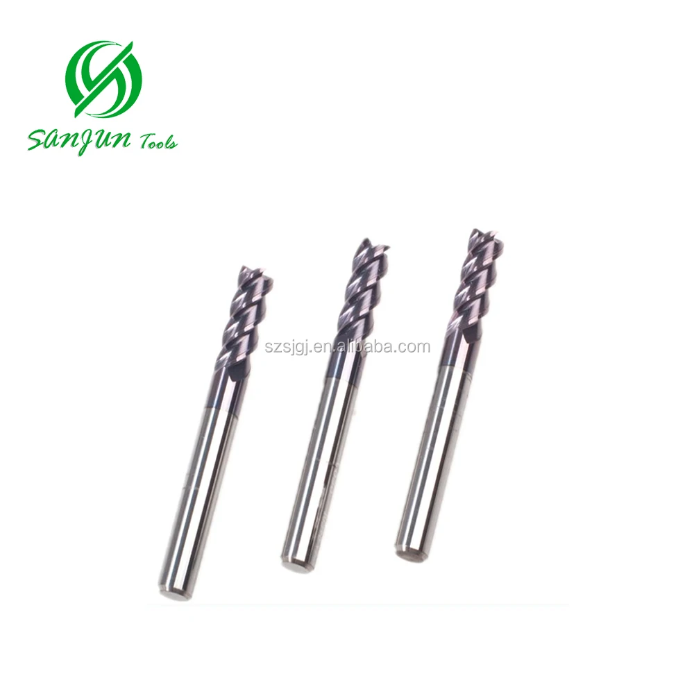 
HRC55 16mm Wolfram Carbide Flat End Mill Cutter 