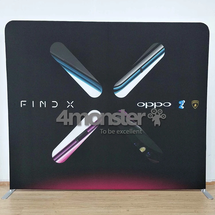10ft trade show folding aluminum frame tension fabric display