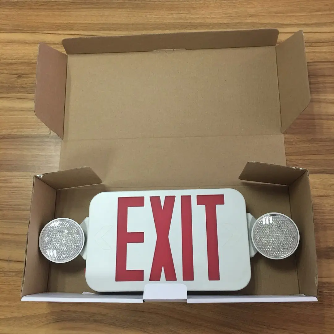 2022 новейший батарейный комбинированный знак выхода, светодиодный аварийный фонарь для выхода