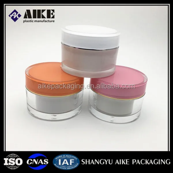hair gel containers dipping powder jar luxury packaging empty cosmetic plastic cosmetics containers