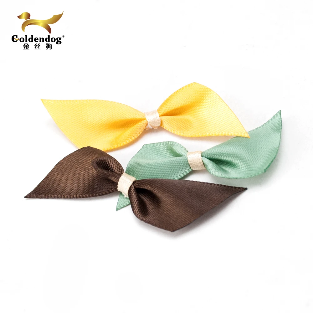 Custom high quality girls underwear sex satin ribbon bow for women