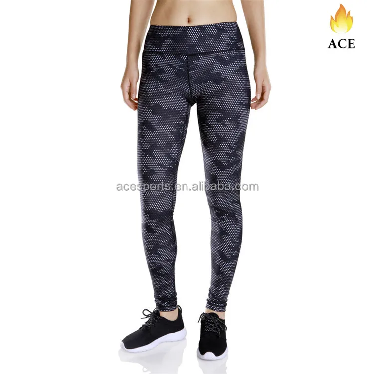 in stock leggings 2018 wholesale custom sublimated printed tight fitness sports yoga leggings for women