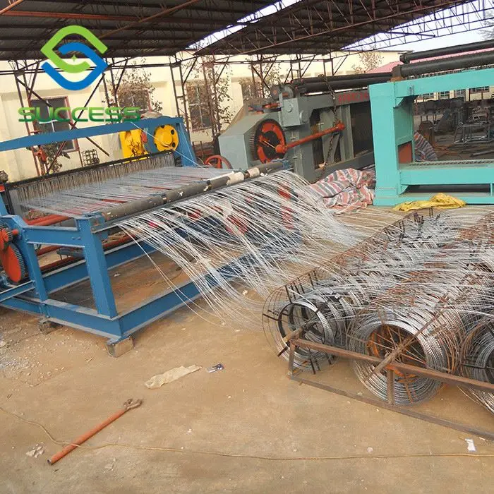 
Heavy Duty Crimped Square Wire Mesh Machine Making Weaving Machinery 