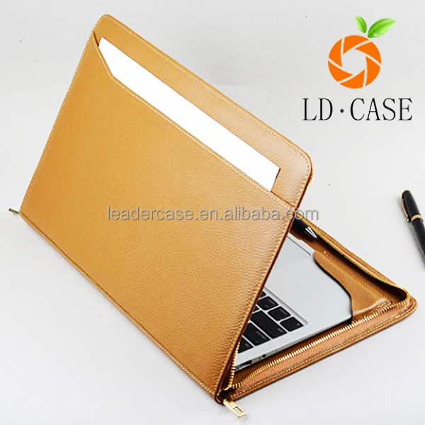 
Guangzhou wholesale business men laptop leather case briefcase for macbook pro retina 13 15 inch 