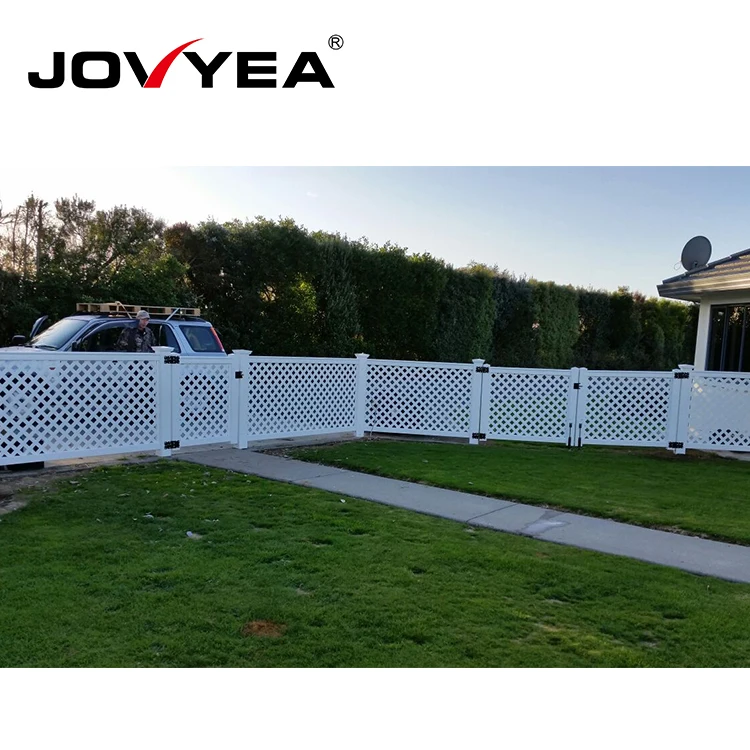 Unique Design Hot Sale Worth Buying Vinyl Lattice Fence Retractable Fencing