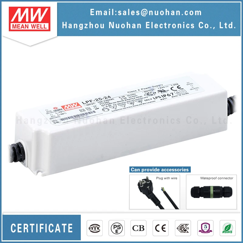 Mean Well LPF-25-24 25W 24V led driver