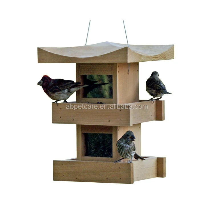 Pagoda wildlife Bird Feeder 5-Level Cedar
