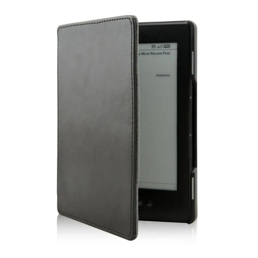 Funda Cases for Amazon Kindle 4 E-reader Leather Light Case smart protective
