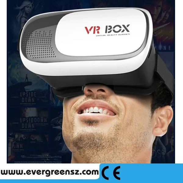 2-го Поколения Расширенная Версия VR Виртуальная Реальность 3D Видео Очки Google Box Регулируемый Шлем VR Гарнитуры