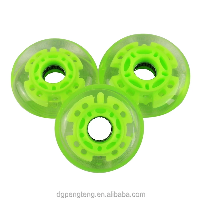 
Flashing LED PU inline skate roller wheel 