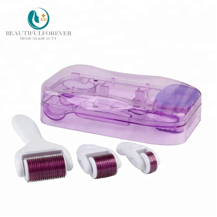Dermal Rolling System Micro Needle System Derma Roller 4 in 1 Set