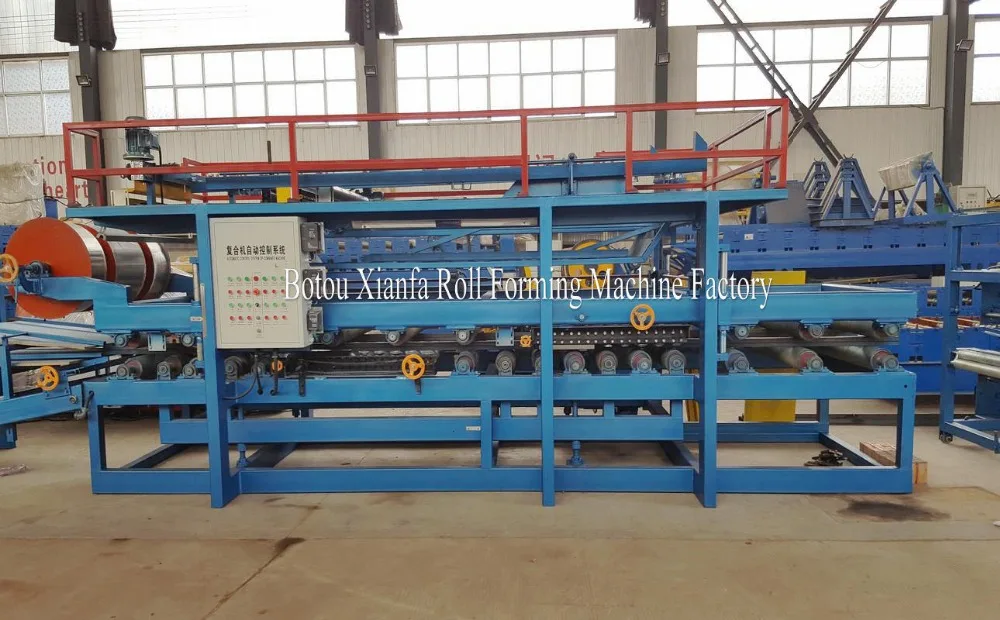 rockwool and  foam sandwich panel roll forming machine manufacturing equipment