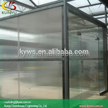 Sawtooth type greenhouse glazing materials glass rooftop greenhouse