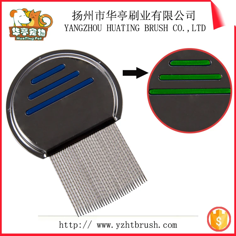 Specializing removal pet lice stainless steel handle head lice comb