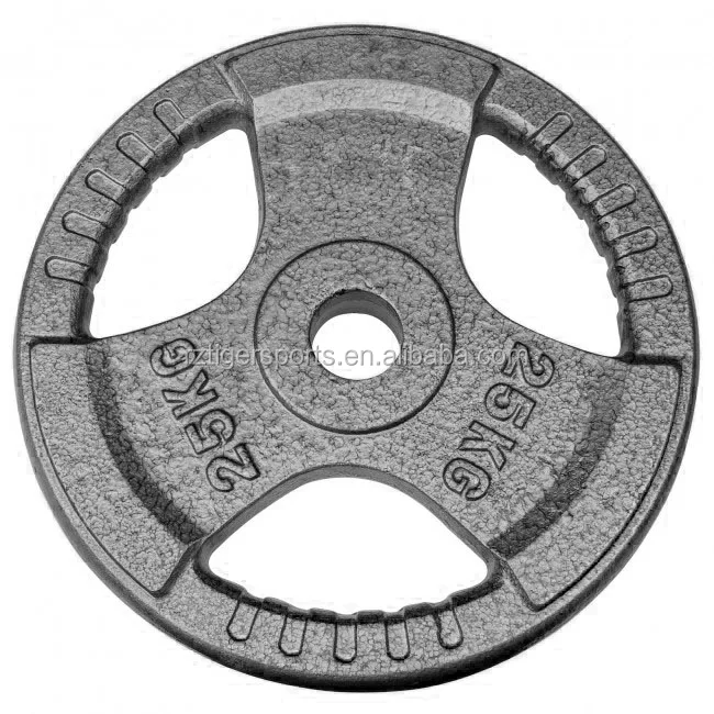 Three holes painting cast iron weiht plate for gym