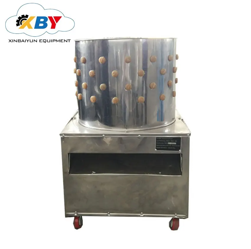 Free shipping 65 mini chicken defeather Plucking machine for poultry plant/ feather and feet skin plucking machine