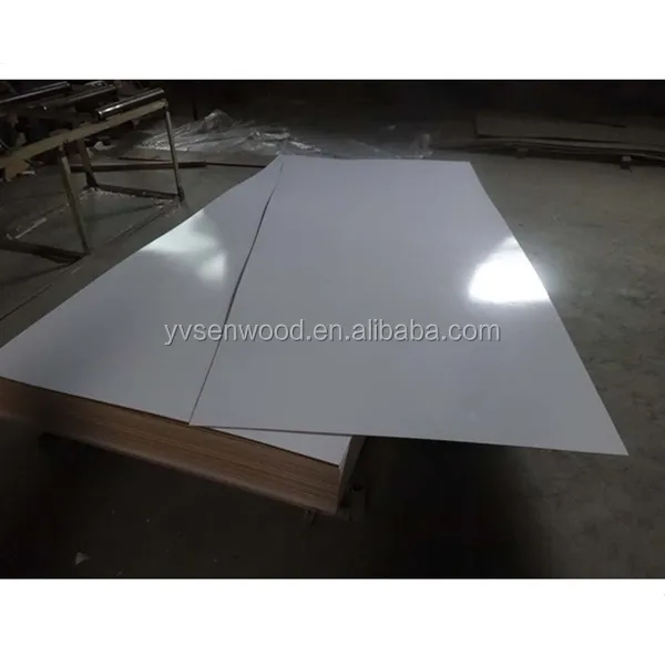 2mm 2.5mm melamine MDF board for furniture backboard