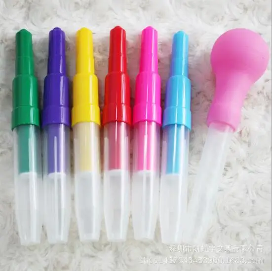 Blow Color Pen Marker Water Color Ink For Kids Painting